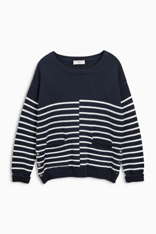Cotton Linen Boat Sweater